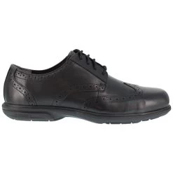 Florsheim Footwear: Men's FS2024 Loedin Steel Toe SD Black Dress Oxford Shoes -Work Shoes Store florsheim fs2024 loedin 01