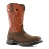 Frye Supply Boots: FR40102 Brown/Orange Steel Toe Safety-Crafted 10" Unlined Western Work Boot -Work Shoes Store fr40102 01edit