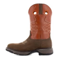 Frye Supply Boots: FR40102 Brown/Orange Steel Toe Safety-Crafted 10" Unlined Western Work Boot 10 Frye Supply Boots: FR40102 Brown/Orange Steel Toe Safety-Crafted 10" Unlined Western Work Boot -Work Shoes Store fr40102 04edit