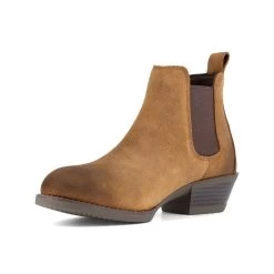 Frye Supply Boots: Women's FR40502F Dark Brown Steel Toe Safety-Crafted Chelsea Work Boot -Work Shoes Store frye fr40502f chelsea 03