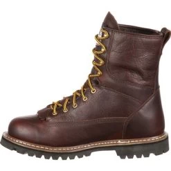 Georgia Boot: Men's G101 Brown 8" Waterproof Work Boots 12 Georgia Boot: Men's G101 Brown 8" Waterproof Work Boots -Work Shoes Store g101 5 large