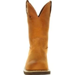 Georgia Boots: Men's Brown G5814 Farm & Ranch Wellington Boots -Work Shoes Store g5814 3 large