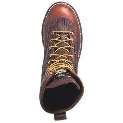 Georgia Boots: Men's Brown G7313 Waterproof EH Steel Toe Logger Boots -Work Shoes Store g7313st georgiat 01