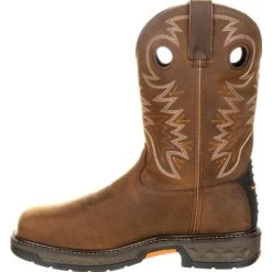 Georgia Boot GB00224 Brown Carbo-Tec LT Alloy Toe Waterproof Pull On Boots 10 Georgia Boot GB00224 Brown Carbo-Tec LT Alloy Toe Waterproof Pull On Boots -Work Shoes Store gb00224 5 large