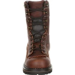 Georgia Boots: Men's Brown GB00238 Composite Toe Waterproof AMP Logger Low Heel Boots -Work Shoes Store gb00238 3 large