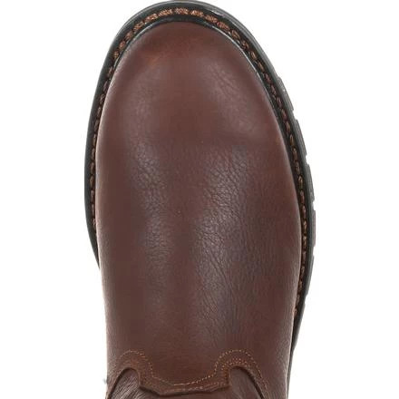 Georgia Boots: Men's GB00308 Brown EH Carbo-Tec LT Pull On Waterproof Boots 4 Georgia Boots: Men's GB00308 Brown EH Carbo-Tec LT Pull On Waterproof Boots - Image 2