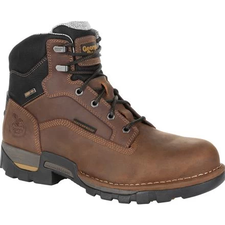 Georgia Boots: Men's GB00313 Brown EH Steel Toe Eagle One Waterproof Work Boots 3 Georgia Boots: Men's GB00313 Brown EH Steel Toe Eagle One Waterproof Work Boots