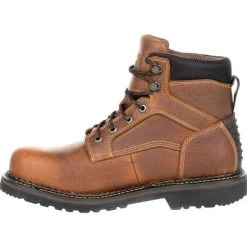 Georgia Boots: Men's GB00316 Brown Waterproof Georgia Giant Revamp Boots -Work Shoes Store gb00316 5 large