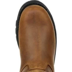 Georgia Boots: Men's GB00394 Brown Carbo Tec LTX Waterproof Composite Toe Pull On Work Boot -Work Shoes Store gb00394 6 large
