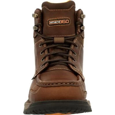 Georgia Boots: Men's GB00468 Brown Athens 360 Steel Toe Waterproof Work Boot 6 Georgia Boots: Men's GB00468 Brown Athens 360 Steel Toe Waterproof Work Boot - Image 4