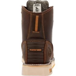 Georgia Boots: Men's GB00592 Brown Nano Composite Toe AMP LT Wedge Moc Toe Waterproof Work Boot -Work Shoes Store gb00592 back