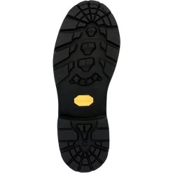 Georgia Boots: Men's GB00603 Black Plain Toe 8" USA Made Logger Waterproof Work Boot -Work Shoes Store gb00603 outsole