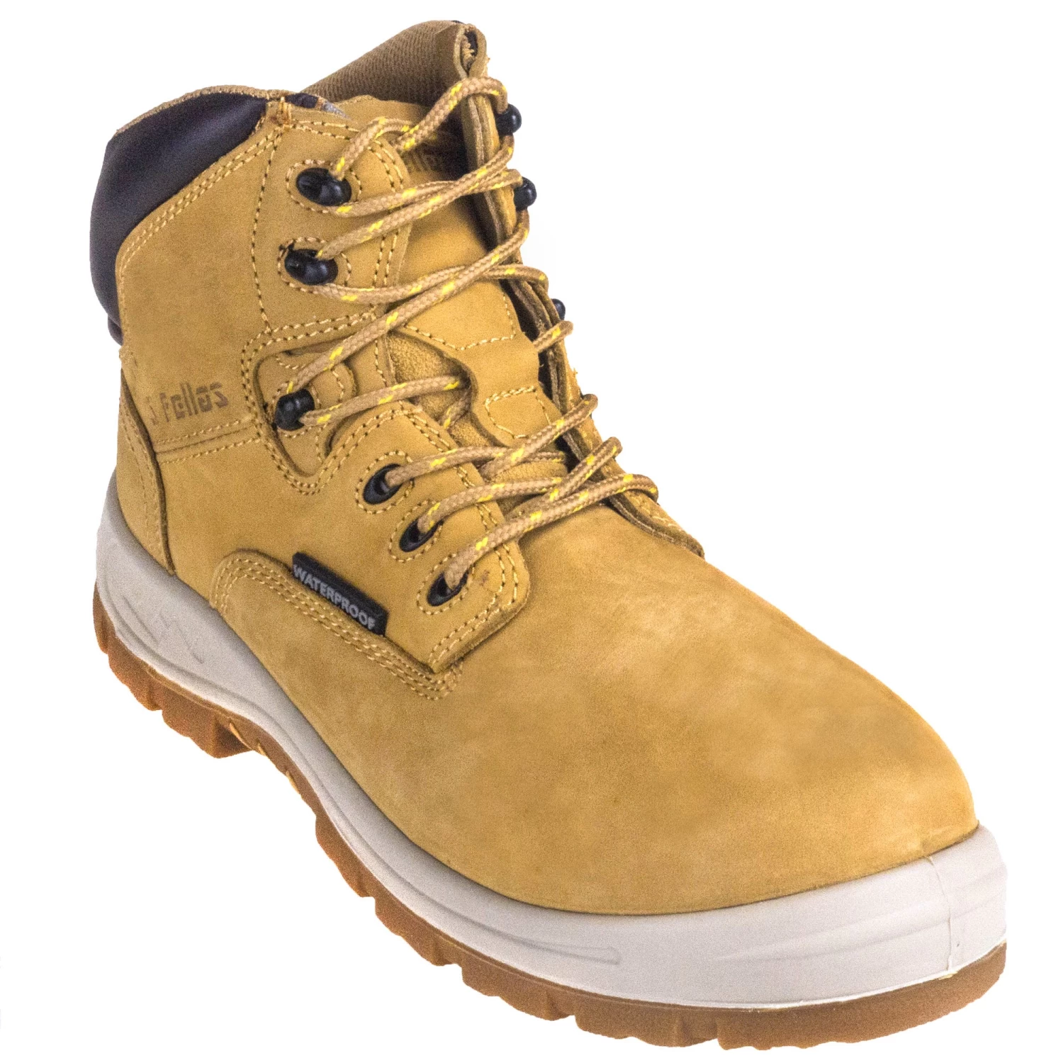Genuine Grip Boots: Men's 6052 Composite Toe Waterproof Non-Metallic Wheat EH Work Boots 7 Genuine Grip Boots: Men's 6052 Composite Toe Waterproof Non-Metallic Wheat EH Work Boots - Image 5