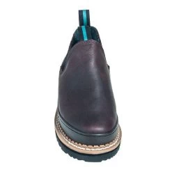 Georgia Boots: Men's Brown GR262 Oil Resistant Giant Romeo Soggy Work Boots -Work Shoes Store georgia g262 f 01