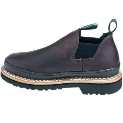 Georgia Boots: Men's Brown GR262 Oil Resistant Giant Romeo Soggy Work Boots -Work Shoes Store georgia g262 i 01