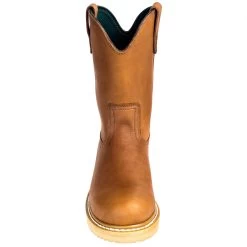 Georgia Boots: Men's G5353 Steel Toe Brown EH Wellington Chemical-Resistant Wedge Boots -Work Shoes Store georgia g5153 f 01