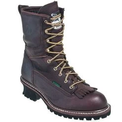 Georgia Boots: Men's Brown G7113 Waterproof Goodyear Welt Logger Boots -Work Shoes Store georgia g7113 p 01