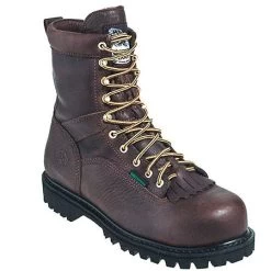 Georgia Boots: Men's G8341 Brown Steel Toe Waterproof EH Work Boots -Work Shoes Store georgia g8341 p 01