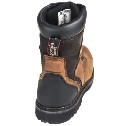 Georgia Boots: Waterproof Steel Toe EH G9334 Men's Dark Brown Brookville Work Boots -Work Shoes Store georgia g9334 b 01