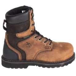 Georgia Boots: Waterproof Steel Toe EH G9334 Men's Dark Brown Brookville Work Boots -Work Shoes Store georgia g9334 o 01