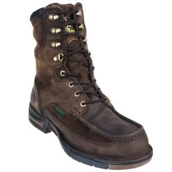 Georgia Boots: Waterproof 8-Inch Men's G9453 Brown Moc-Toe Athens Work Boots -Work Shoes Store georgia g9453 p 01