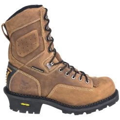 Georgia Boots: Brown Composite Toe Waterproof 9-Inch Comfort Core Men's GB00097 Logger Boots -Work Shoes Store georgia gb00096 o 01 1