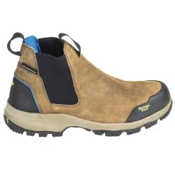 Georgia Boots: Waterproof Non-Metallic Men's GB00106 Brown Blue Collar Chelsea Romeo Boots 12 Georgia Boots: Waterproof Non-Metallic Men's GB00106 Brown Blue Collar Chelsea Romeo Boots -Work Shoes Store georgia gb00106 o 01