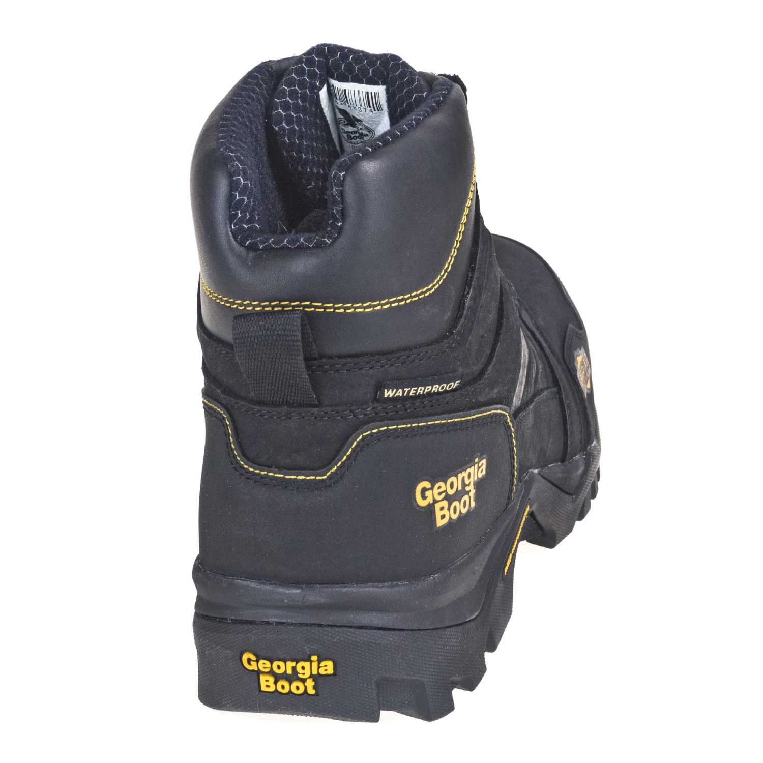 Georgia Boots: Waterproof Composite Toe EH 6-Inch Black GB00130 Men's Amplitude Leather Work Boots 8 Georgia Boots: Waterproof Composite Toe EH 6-Inch Black GB00130 Men's Amplitude Leather Work Boots - Image 6