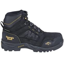 Georgia Boots: Waterproof Composite Toe EH 6-Inch Black GB00130 Men's Amplitude Leather Work Boots 12 Georgia Boots: Waterproof Composite Toe EH 6-Inch Black GB00130 Men's Amplitude Leather Work Boots -Work Shoes Store georgia gb00130 o 01