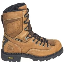 Georgia Boots: Men's Waterproof GB00122 Brown Slip-Resistant Comfort Core Logger Work Boots -Work Shoes Store georgia sb0012 o 01 1