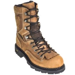 Georgia Boots: Men's Waterproof GB00122 Brown Slip-Resistant Comfort Core Logger Work Boots -Work Shoes Store georgia sb0012 p 01 1