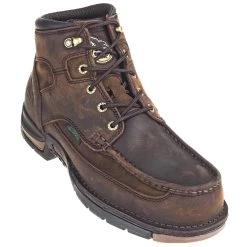 Georgia Boots: Waterproof Men's 6-Inch Brown G7403 Moc-Toe Athens Work Boots 11 Georgia Boots: Waterproof Men's 6-Inch Brown G7403 Moc-Toe Athens Work Boots -Work Shoes Store georgia sg7403 p 01