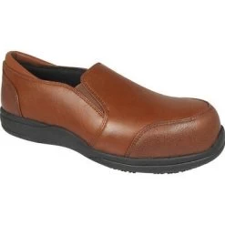 Genuine Grip: Women's Endrina 351 Caramel Camila Composite Toe Slip On Shoe