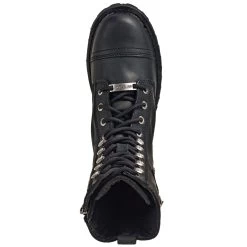 Harley Davidson Boots: 83853 Side Zip Women's Black Balsa Motorcycle Boots -Work Shoes Store harley davidson d83853 t 01