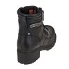 Harley Davidson Boots: Women's D83877 Zip Up Black Motorcycle Boots