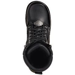 Harley Davidson Boots: Women's D83877 Zip Up Black Motorcycle Boots -Work Shoes Store harley davidson d83877 t 01