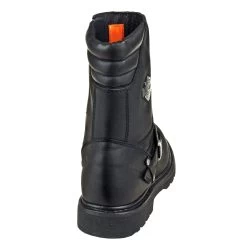 Harley Davidson Boots: Men's Black 95194 Booker Side Zip Boots -Work Shoes Store harley davidson d95194 t 01 2