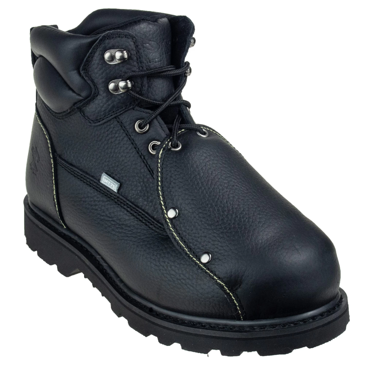 Iron Age Boots: Mens IA5016 Black Ground Breaker Met Guard Steel Toe EH Work Boots 3 Iron Age Boots: Mens IA5016 Black Ground Breaker Met Guard Steel Toe EH Work Boots