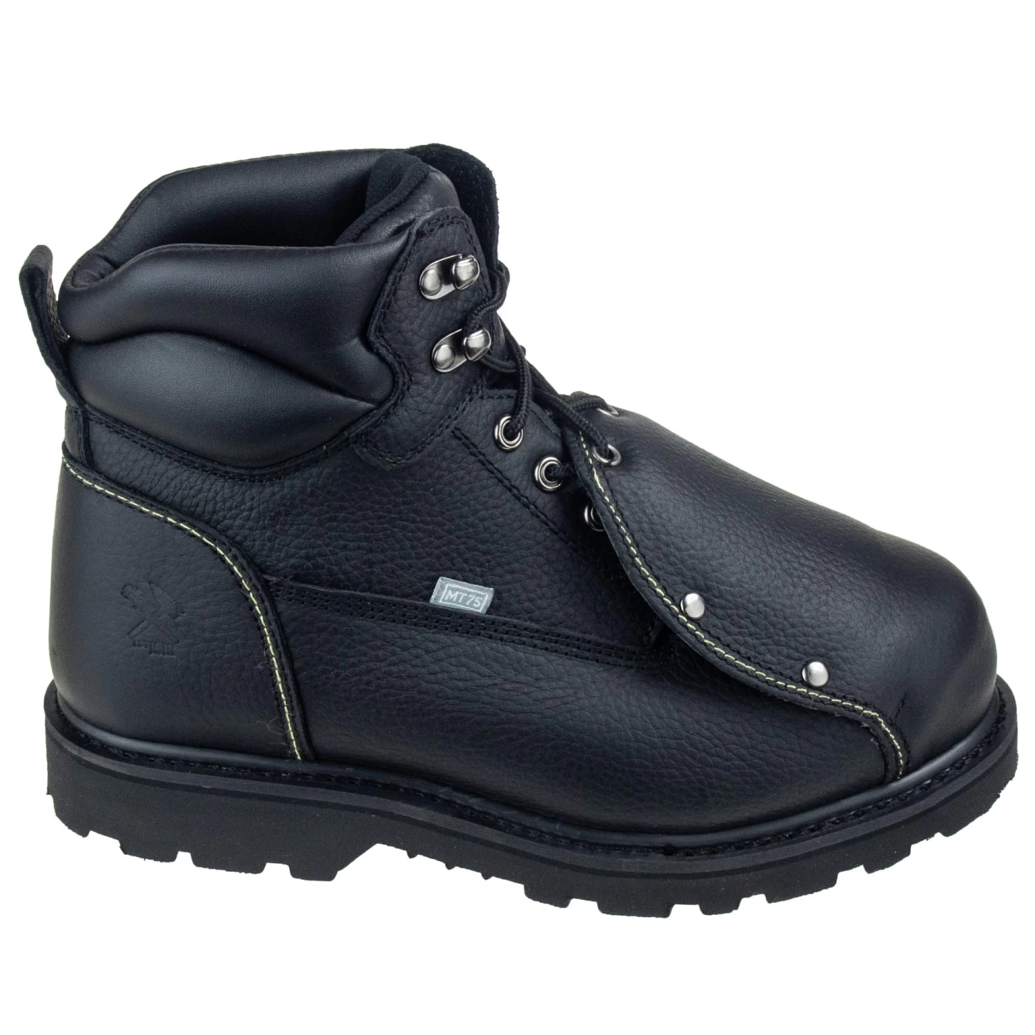 Iron Age Boots: Mens IA5016 Black Ground Breaker Met Guard Steel Toe EH Work Boots 4 Iron Age Boots: Mens IA5016 Black Ground Breaker Met Guard Steel Toe EH Work Boots - Image 2