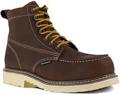 Iron Age Boot: Men's IA5062 Brown 6" Solidifier Composite Toe Waterproof EH Work Boot