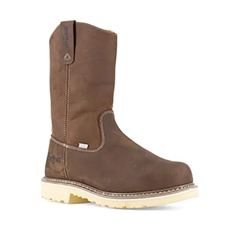 Iron Age Boots: Men's IA5092 Brown Composite Toe Solidifier Internal Met Guard Pull On Work Boot 3 Iron Age Boots: Men's IA5092 Brown Composite Toe Solidifier Internal Met Guard Pull On Work Boot