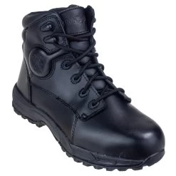 Iron Age Boots: Men's Black Steel Toe Leather Work Boots IA5150