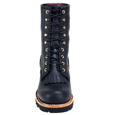 Chippewa Boots: Men's Steel Toe EH 73020 Black Logger Boots 4 Chippewa Boots: Men's Steel Toe EH 73020 Black Logger Boots - Image 2