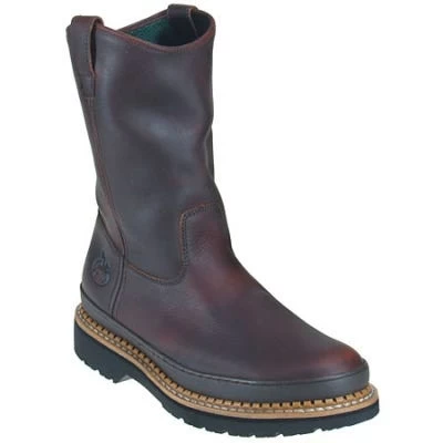 Georgia Boots: Men's G4374 Brown Soggy Giant Steel Toe Wellington Work Boots 9 Georgia Boots: Men's G4374 Brown Soggy Giant Steel Toe Wellington Work Boots - Image 7