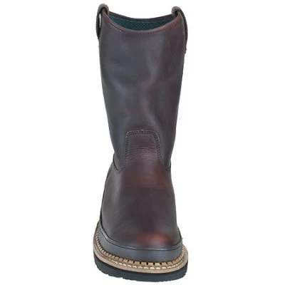 Georgia Boots: Men's G4374 Brown Soggy Giant Steel Toe Wellington Work Boots 4 Georgia Boots: Men's G4374 Brown Soggy Giant Steel Toe Wellington Work Boots - Image 2