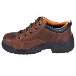 Timberland PRO Boots: Women's TiTAN Oxford 63189 Brown Steel Toe Work Shoes -Work Shoes Store image 50917