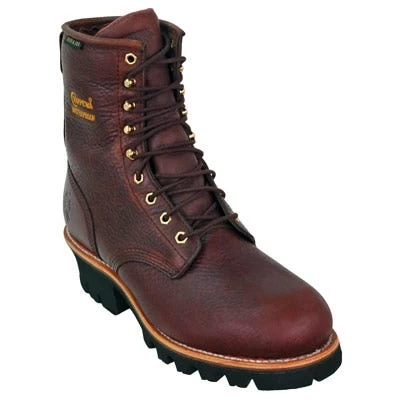 Chippewa Boots: Men's Brown Waterproof EH Steel Toe 73060 Insulated Logger Work Boots 9 Chippewa Boots: Men's Brown Waterproof EH Steel Toe 73060 Insulated Logger Work Boots - Image 7