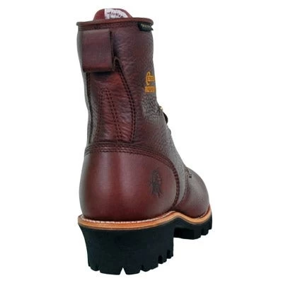 Chippewa Boots: Men's Brown Waterproof EH Steel Toe 73060 Insulated Logger Work Boots 7 Chippewa Boots: Men's Brown Waterproof EH Steel Toe 73060 Insulated Logger Work Boots - Image 5
