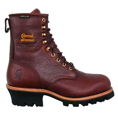 Chippewa Boots: Men's Brown Waterproof EH Steel Toe 73060 Insulated Logger Work Boots 3 Chippewa Boots: Men's Brown Waterproof EH Steel Toe 73060 Insulated Logger Work Boots