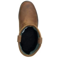 Wolverine Boots: Men's 3367 Insulated Waterproof Brown Wellington Boots -Work Shoes Store image 59641